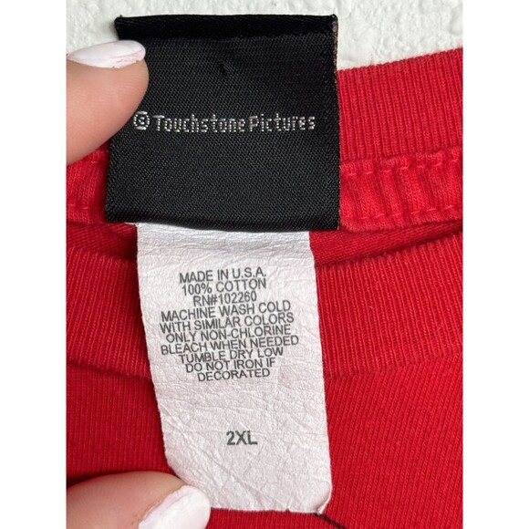 Jack Skellington T-shirt Nightmare Before Christmas What Does It All Mean Red - Picture 6 of 9